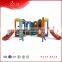 indoor kids plastic play set slide and swing