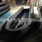 8m Wooden Floor Black Inflatable Boat