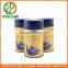 custom printed round tea tin can with airtight lid
