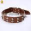 2015 year special design spiked studded leather dog collar for male dog