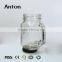 18oz China made glass mason jar wholesale drinking glass mason jar mug with straws and lid clear glass mason bottles
