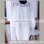 Fashionable Embroidered White Cotton Nightdress/Dressing Gown