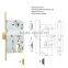Door Lock, Magnetic Italian European mortice lock body for wooden doors 410C-M                        
                                                Quality Choice