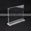 Clear Counter Custom Acrylic Advertising Display For Exhibition Card