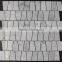 Trapezium mosaic carrara marble mosaic, stone marble mosaic