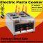 Stainless steel restaurant equipment table top four basket electric pasta cooker