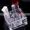 Square Cosmetic Organizer Lipstick Holder Organizer Makeup Brush Holder Storage Organizer