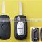 High Quality 2 buttons remote folding key for renault Case Fob with logo