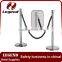 Guideline queue safety barrier rope and post barriers