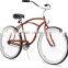 26" brown single speed beach cruiser bike/wholesale cruiser bikes/cruiser bicicleta for sale (PW-B26365)