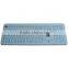 IP68 chemical resistance membrane keyboard with trackball mouse combo