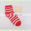 warm terry towelling tube candy color thick coral velvet socks