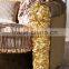 Antique curve carved wooden gold foil painting sofa AL041