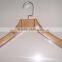 Natural wooden hanger for fashion brands matched top hanger and bottom hanger Size: top 40cm,pant hanger 35.5c