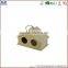 Shuanglong supply natural color Miniature Wooden Birdhouses