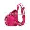 New fashion girls pure leather handbag popular red small size backpack