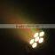 High Quality 6*Tri-3W LED Rechargable Battery operated RGB Par Cans