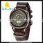 WJ-4265-2 genuine leather strap fashion vintage most popular wholesale cheap ladies wrist watch