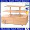 OEM ODM made antique painted wooden magazine display rack