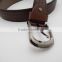 pin type buckle PU leather belt coffee color genuine belt for men cow hide 2016 fashion design hot selling products