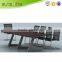 Newly excellent quality high gloss white conference table
