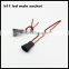 car HID LED lighting accesorry headlight fog lamps H11 socket with 15cm wires H11 Male or H11 Female