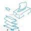 cassette napkin paper machine