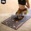 Foldable peacock printed lightweight 100% recycled microfiber yoga towel for yogi