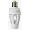 LED PIR Motion sensor lamp holder E27