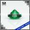 synthetic nano emerald 8mm round brilliant cut nano gem for jewelry