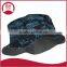 Hawaiian pattern floral print bucket hat with rounded top crown