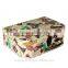 3 of set colorful printing mini suitcase underwear storage box wholesale