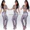 Classical scotland grid slim two pieces sets woman lastest style in 2016 MK-KF816
