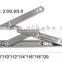 Friction Hinge Friction Stay/Friction Hinge Heavy duty 2-bar/3-bar/4-bar/5-bar/6-bar Window Hinge Wind brace 304 Stainless Steel