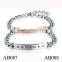 Fashion Couple Bracelet For Unisex/316l Stainless Steel Bracelet Manufacturer