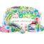Baby Bohemia Elastic Stamp Bow Hairband Print Flower Bowknot Headband Turban Rabbit Knot Headdress Hair Accessories