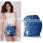 2016 Summer Fashion Women Slimming Short Jeans Ladies Vogue Embroidery Designs Tassel Fringed High Waist Womens Denim Shorts