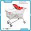 European Style Metal Folding Shopping Cart With Seat