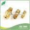 Brass male connector tube OD X male