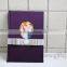 Handmade purple wedding guest book