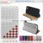woven design card slot stand mobile phone case, pu leather case covers for zte axon phone