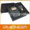 High quality customized made-in-china Black Leather Gift Set For Best (ZDG12-041)