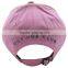 High quality custom 6 panel pink color twill cotton baseball cap/hat