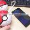 2016 factory China very hot best sell Pokemon Go Pokeball 12000 Mah LED phone Charge Pokeman Power Bank pokemon Free sample