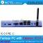 Fanless alluminum mini pcs with Intel Celeron C1037U 1.8GHz directx11 COM 2G RAM 160G HDD