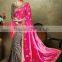 Brainy Purple Viscose Art Silk Saree/famous indian saree designers