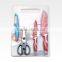 CK-6007 Colorful Hot New Product 4 PCS for 2016 kitchen ceramic folding knife/kitchenware chef special used knife set