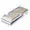 Promotional custom stainles steel carbon fiber money clip