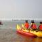 inflatable banana boat for sale / inflatable flying fish hire / single hull banana boat flying