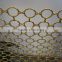Decorative stainless screen ring mesh for room divider
